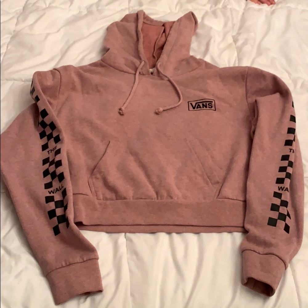 Vans checker sleeve hoodie